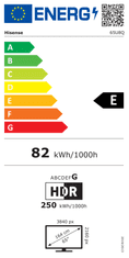Hisense 65U8Q 4K Ultra HD televizor, 164 cm, Smart TV
