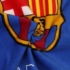 FC Barcelona FC Barcelona Otroška brisača za bazen, HITRO SUŠEČI se pončo s kapuco za dečka, 100 % BOMBAŽ 50x100 cm OEKO-TEX 