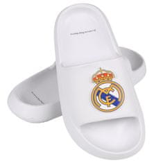 FC Real Madrid Real Madrid Bele otroške PENASTE JAPONKE za bazen, DEBEL PODPLAT, LAHEK 28-29 EU