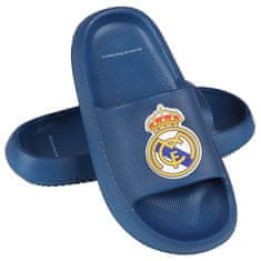FC Real Madrid Real Madrid Mornarsko modre otroške PENASTE JAPONKE za bazen, DEBEL PODPLAT, LAHEK 32-33 EU