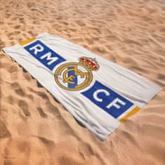 FC Real Madrid Real Madrid HITRO SUŠEČA se brisača za plažo, kopalna brisača za ljubitelja nogometa BOMBAŽNA BRISAČA ZA PLAŽO 70x140cm