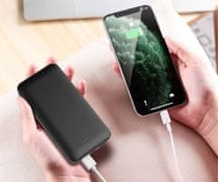 Platinet PMPB20SET 3v1 komplet powerbank + adapter 20W + kabel 100cm, 20.000mAh, PD, črn