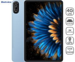 Blackview Mega 2 tablični računalnik, 4G, 12GB, 256GB, IPS 2K, Dual SIM, GPS, +dodatki, moder (Ice Blue)