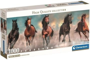 Clementoni Puzzle Panorama: Konji 1000 kosov