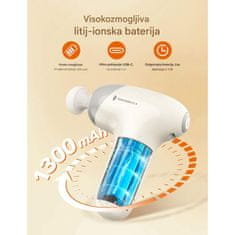 TaoTronics Masažna mini pištola siva