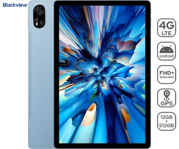 Blackview Mega 8 tablični računalnik, 4G, 12GB+512GB, IPS FHD+, Dual SIM, GPS, +dodatki, moder