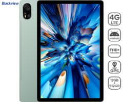 Blackview Mega 8 tablični računalnik, 4G, 12GB+512GB, IPS FHD+, Dual SIM, GPS, +dodatki, zelen