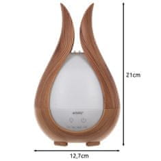 BestDeals Valžilnik zraka, aroma difuzor LED RGB 200ml + 3 testerji esencialnih olj