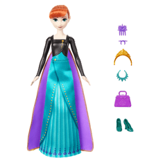 Mattel Spin&Reveal Frozen Barbie punčka, Anna (HXD27)