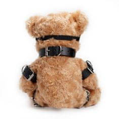 Crushious Plišasti medvedek Crushious - Crushito bondage v črnem, 31 cm