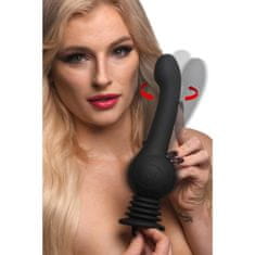 Inmi Tresoči silikonski stimulator , črn