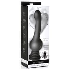 Inmi Tresoči silikonski stimulator , črn