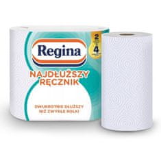 Regina REGINA najdaljša papirnata brisača, zelo učinkovita 2 zvitka, odobrena s strani PZH (Nacionalni inštitut za higieno) 6 paket