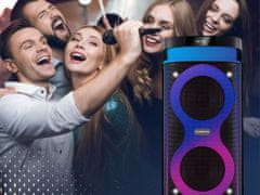 Manta SPK0601B100 Argos prenosni karaoke zvočnik, BT, RGB LED, 100 W