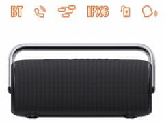 Manta SPK530 Atlas prenosni Boombox zvočnik, BT 5.3, RGB LED, IPX6, 200 W
