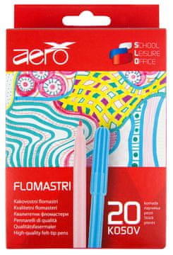 Aero AERO Kakovostni flomastri 20 kom