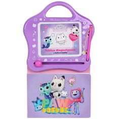 DreamWorks Gabby's Dollhouse Magnetna tabla za suho brisanje + marker, priročna POBARVANKA, potovalni KOMPLET za avto 