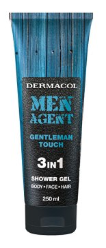 Dermacol Gel za tuširanje za moške 3v1 Gentleman Touch Men Agent (gel za tuširanje) 250 ml