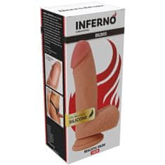 INFERNO Realističen dildo iz tekočega silikona 18 cm (R20701)