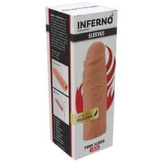 INFERNO Prevleka za penis iz tekočega silikona 15 cm (R20720)