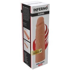 INFERNO Prevleka za penis iz tekočega silikona 18 cm (R20721)