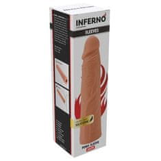 INFERNO Prevleka za penis iz tekočega silikona 20 cm (R20722)