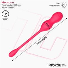 INTOYOU VIBRACIJSKI JAJČEK Intoyou App Kyra Pink
