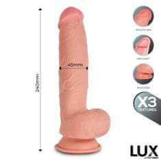 LUX DILDO Lux Klaus Triple Density With Balls 24 cm