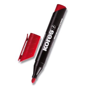 Kores Permanentni marker 20933 K-Marker - rdeč