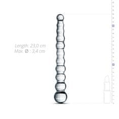 Gildo Steklen dildo s kroglicami