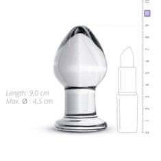 Gildo Steklen analni čep Clear Glass