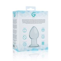 Gildo Steklen analni čep Clear Glass