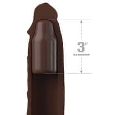 Fantasy X-tensions Podaljšek za penis Fantasy X-tensions W Strap 17,78 cm, rjav