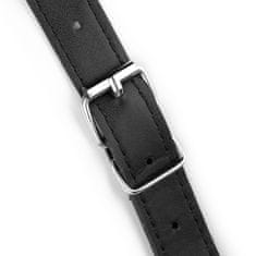 Easytoys Dvostranski strap on dildo Easytoys Fetish Collection, črn