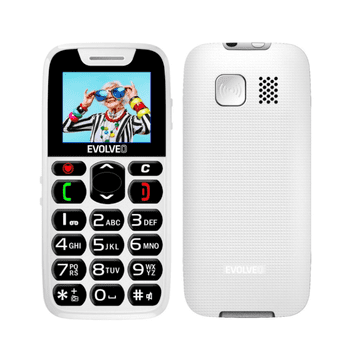 Evolveo GSM aparat EasyPhone - Bele barve