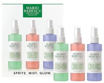 Mario Badescu Darilni set meglic za obraz Spritz. Mist. Glow.