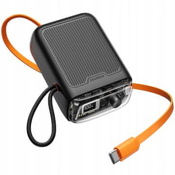 Innostyle INNOSTYLE MINI POWERBANK 10000MAH 2X USB-C TIPA C 33W RAZŠIRLJIV USB-C KABEL