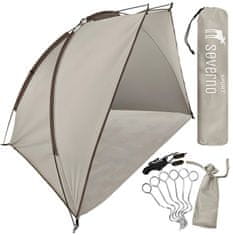Severno Velik plažni šotor pol šotora 220x120x120cm + pokrivalo
