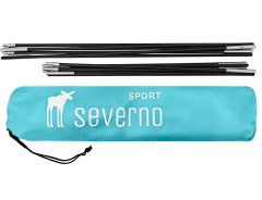 Severno Velik plažni šotor pol šotora 220x120x120cm + pokrivalo