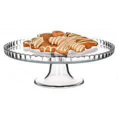 Banquet Pladenj za torte s premerom 32,2x26,3 cm PATISSERIE s steklenim pokrovom.