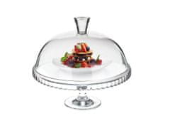 Banquet Pladenj za torte s premerom 32,2x26,3 cm PATISSERIE s steklenim pokrovom.