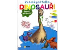 Srečni dinozavri v barvicah