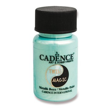 Cadence Kovinska barva Twin Magic, 50 ml - zlata/zelena.