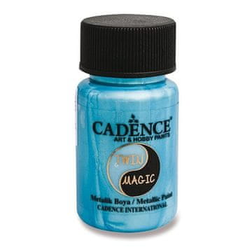 Cadence Kovinska barva Twin Magic, 50 ml - zelena/modra
