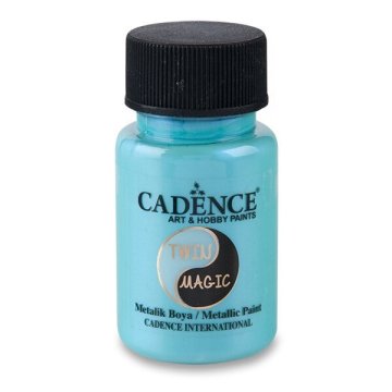 Cadence Kovinska barva Twin Magic, 50 ml - modra/zelena.