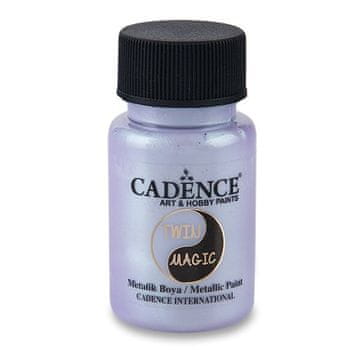 Cadence Kovinska barva Twin Magic, 50 ml - zelena/vijolična