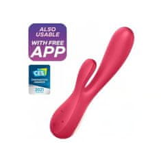 Satisfyer Vibrator G-točke Satisfyer Mono Flex z aplikacijo, rdeč