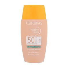 Bioderma Photoderm Nude Touch Mineral SPF50+ vodoodporna in obarvana krema za zaščito pred soncem 40 ml Odtenek very light unisex
