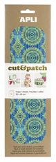 Apli Papir Cut&amp;Patch 30 x 50 cm - zeleno-modri motiv 3 kosi