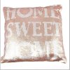 Dakls Vzglavnik iz cekinov s polnilom HOME SWEET HOME